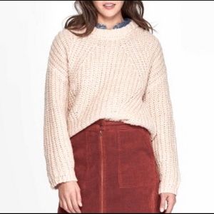 NWT Universal Thread pale pink chunky sweater